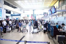 En el Aeropuerto Internacional de Noi Bai. (Fotografía: VNA)