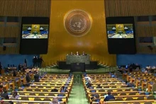 Panorama de la sesión. (Fotografía: VNA)