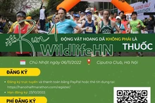 Cartel sobre el evento. (Fuente: Organización "Educación para la Naturaleza-Vietnam")