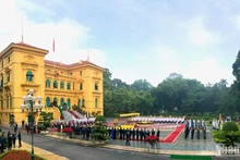 [Foto] Vietnam efectúa ceremonia de recepción a primer ministro de Laos