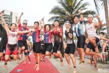 IRONMAN 70.3 Vietnam 2025 marca el décimo aniversario del IRONMAN en Vietnam. (Fotografía: Nhan Dan)