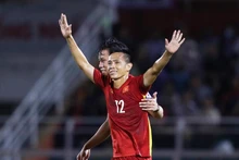 Van Quyet, autor del tercer gol de la selección vietnamita. (Fotografía: Federación de Fútbol de Vietnam)