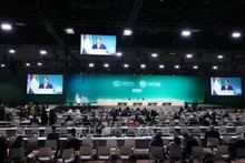 El premier Pham Minh Chinh en la 28 Conferencia de las Partes de la Convención Marco de las Naciones Unidas sobre el Cambio Climático, en Dubái. (Fotografía: VNA)