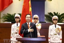 Vo Van Thuong presta juramento como nuevo presidente de Vietnam. (Fotografía: VNA)