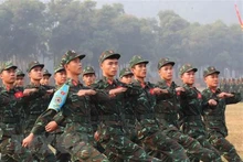 El equipo de Vietnam participante en el Torneo. (Fotografía: VNA)