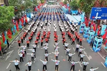 Un espectáculo de danza folclórica. (Fotografía: VNA)