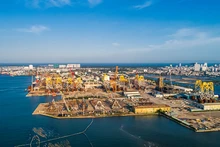 Una de las obras en el mar del Grupo Nacional de Petróleo y Gas de Vietnam. (Fotografía: VNA)