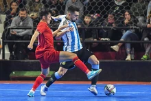En el partido. (Fotografía: Nhan Dan)