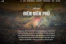 Interfaz del nuevo micrositio del periódico Nhan Dan.