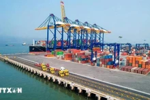 El puerto de Lach Huyen, en la ciudad vietnamita de Hai Phong. (Fotografía: VNA)
