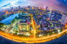Un rincón de Hanói desde arriba. (Fotografía: congthuong.vn)
