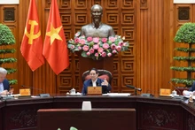 [Foto] Premier vietnamita preside reunión sobre dificultades de proyectos