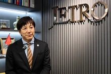 Nakajima Takeo, representante de la Organización de Comercio Exterior de Japón en Hanói. (Fotografía: VNA)