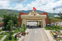 Puerta fronteriza internacional de Lao Bao, en la provincia vietnamita de Quang Tri. (Fotografía: VNA)