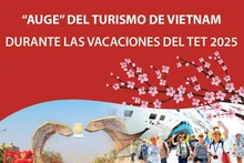 Auge del turismo de Vietnam durante asueto por el Tet 2025