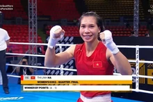 La boxeadora Ha Thi Linh. (Foto capturada de vídeo)