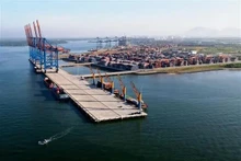 El puerto de Cai Mep-Thi Vai, en la provincia de Ba Ria-Vung Tau. (Fotografía: VNA)