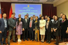 Asistentes al evento. (Fotografía: Embajada de Vietnam en Eslovaquia)