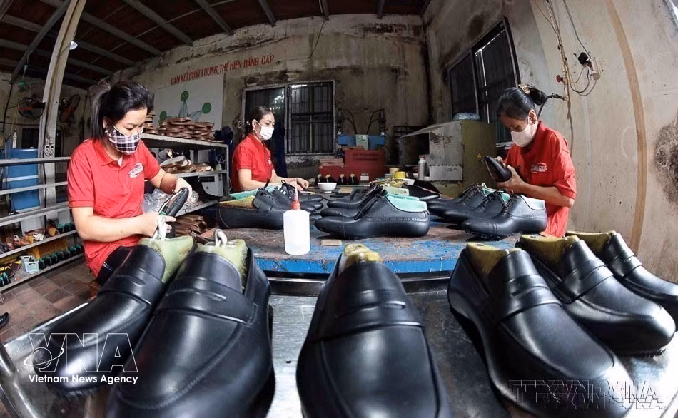 El calzado es uno de los productos que Vietnam exporta a esta región. (Foto: VNA)
