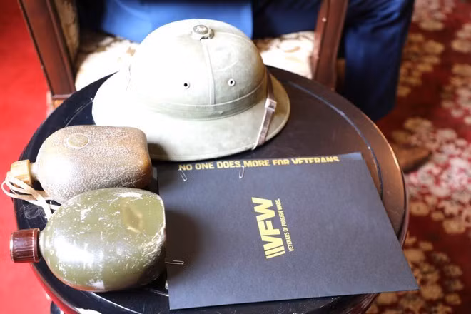 Artefactos de guerra devueltos a Vietnam por la VFW. (Foto: VNA)