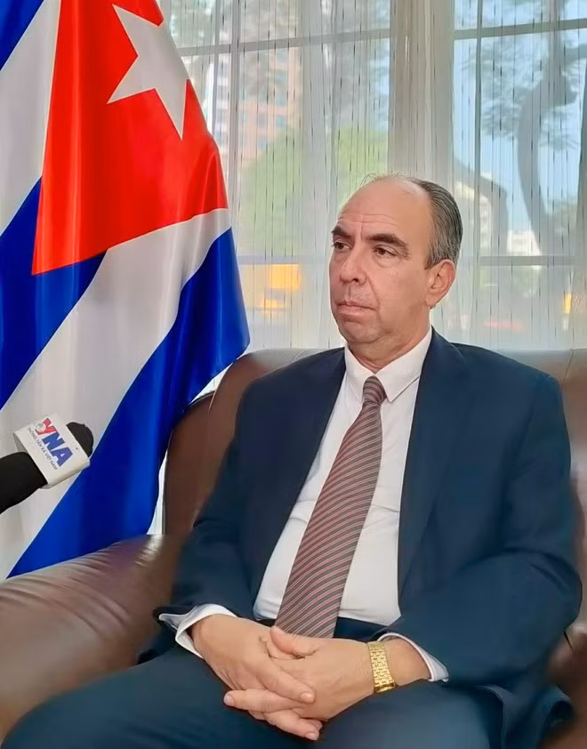 El embajador de Cuba en Vietnam, Rogelio Polanco Fuentes. (Foto: VNA)