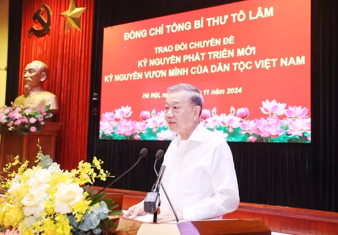 El secretario general del Partido Comunista de Vietnam, To Lam. (Fotografía: VNA)