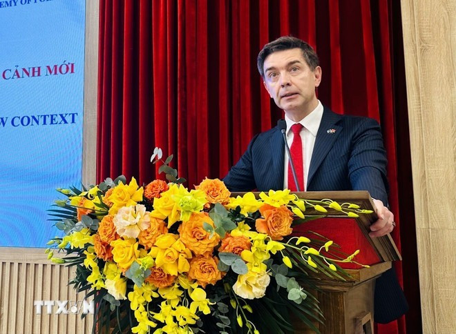 El embajador de la Unión Europea en Vietnam, Julien Guerrier. (Foto: VNA)