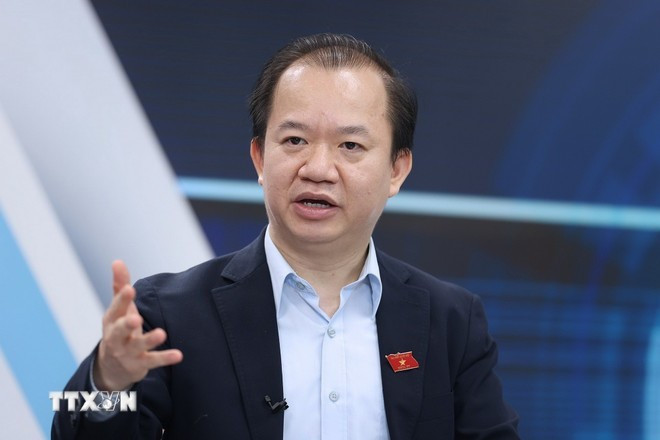Bui Hoai Son, miembro de la Comisión de Cultura y Educación de la Asamblea Nacional. (Foto: VNA)