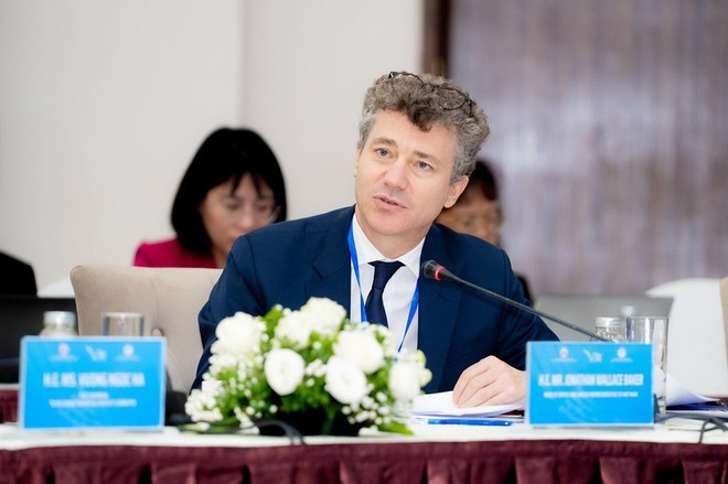 El representante de la Organización de las Naciones Unidas para la Educación, la Ciencia y la Cultura (Unesco) en Vietnam, Jonathan Wallace Baker. (Foto: VNA)