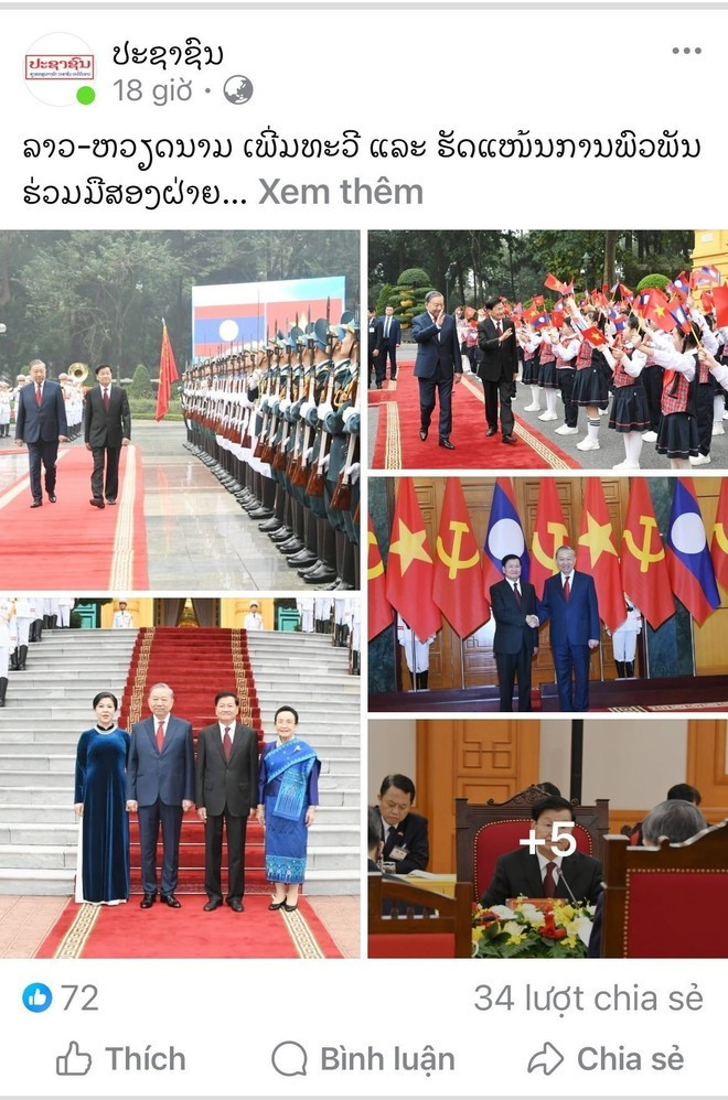 Artículo publicado en el sitio web del periódico Pasaxon la noche del 26 de enero. (Foto: VNA)