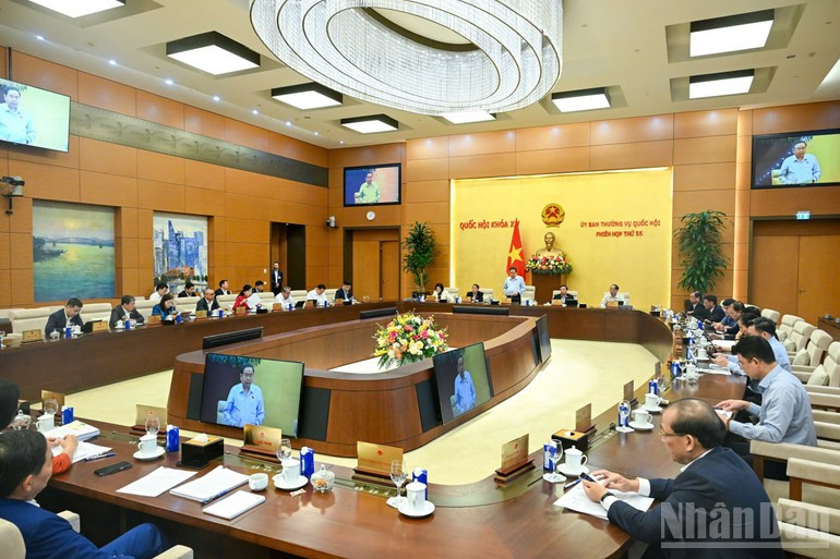 Escena del evento (Foto: Nhan Dan)