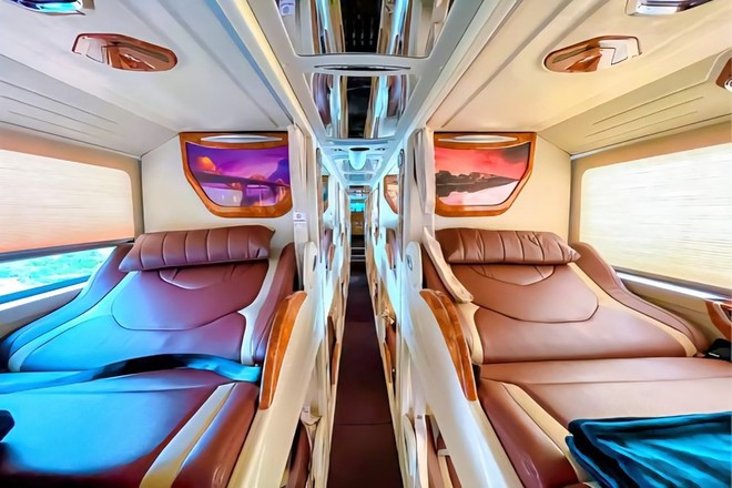Los autobuses cama son una opción popular para viajar a los destinos turísticos. (Foto: baovanhoa.vn)
