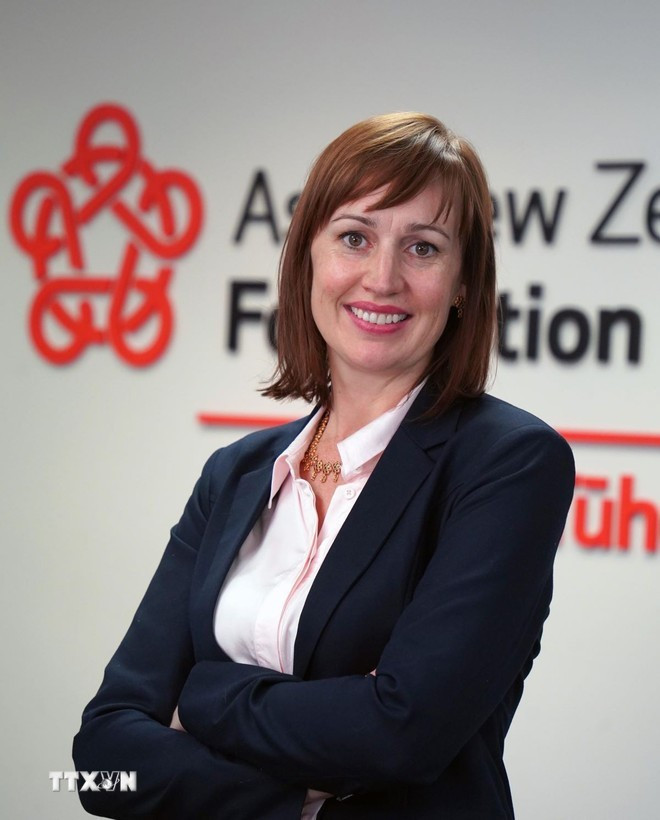 Suzannah Jessep, directora de la Fundación Asia-Nueva Zelanda (Foto: VNA) Suzannah Jessep, directora de la Fundación Asia-Nueva Zelanda (Foto: VNA)