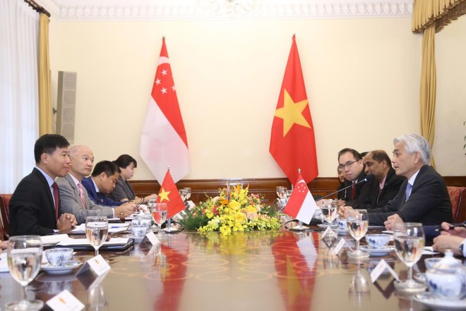 En la 17.ª Consulta Política Vietnam-Singapur (Foto: Cancillería de Vietnam) En la 17.ª Consulta Política Vietnam-Singapur (Foto: Cancillería de Vietnam)