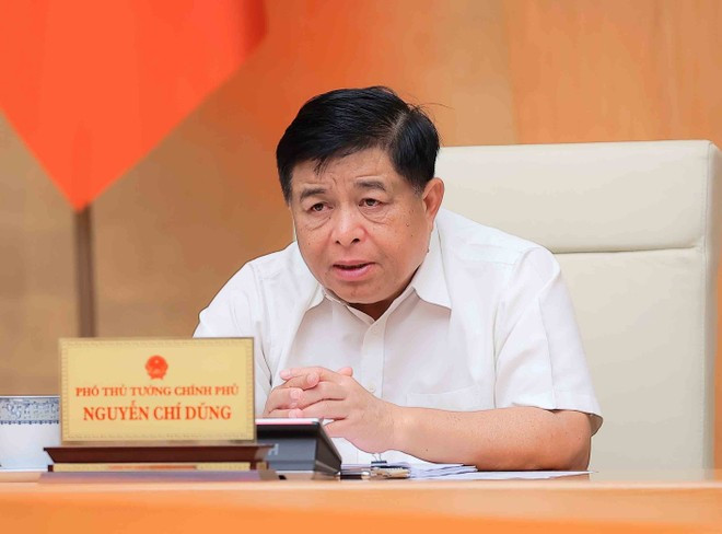El viceprimer ministro vietnamita Nguyen Chi Dung en la cita. (Foto: VNA) El viceprimer ministro vietnamita Nguyen Chi Dung en la cita. (Foto: VNA)