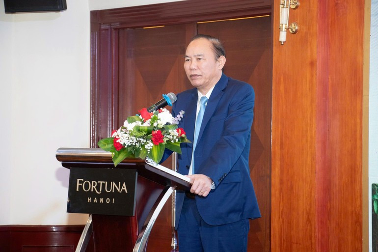 Phung Duc Tien, viceministro vietnamita de Agricultura y Medio Ambiente, pronuncia el discurso inaugural. (Foto: PNUD)