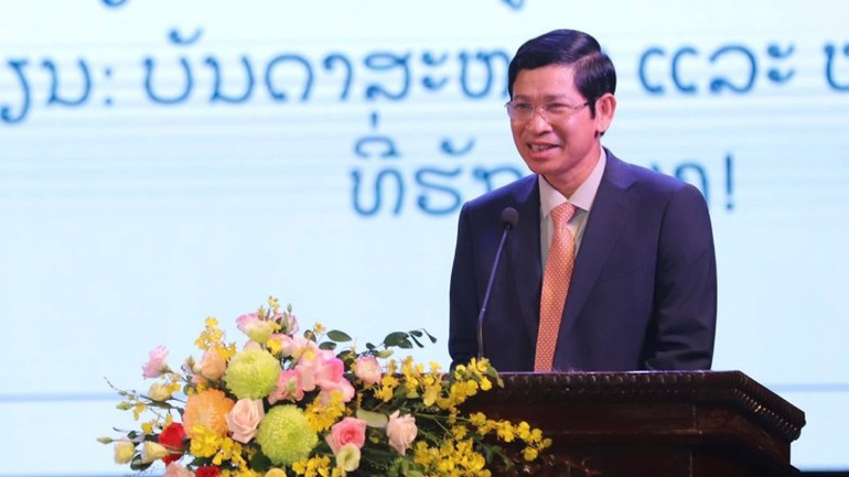 El viceministro vietnamita de Cultura, Deportes y Turismo de Vietnam Ho An Phong habla en el evento. (Foto: Viet Hung) El viceministro vietnamita de Cultura, Deportes y Turismo de Vietnam Ho An Phong habla en el evento. (Foto: Viet Hung)