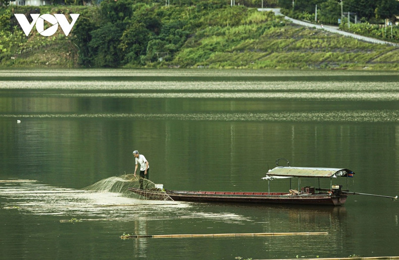 La pesca también se realiza con regularidad. (Foto: VOV) La pesca también se realiza con regularidad. (Foto: VOV)