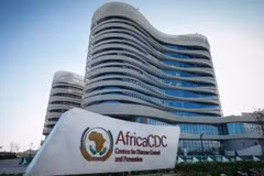 Sede de los Centros para el Control y la Prevención de Enfermedades (CDC) de África, en Adís Abeba, la capital de Etiopía. (Foto: Xinhua)