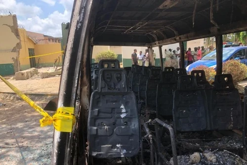 Escena de un ataque contra una prisión en Abuja, Nigeria. (Foto: Xinhua)