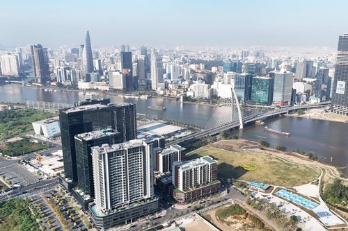 El Centro Financiero Internacional de Vietnam. Foto: VNA