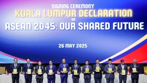 Dirigentes de los países miembros de la Asean. (Foto: VGP)