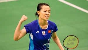 La badmintonista femenina número uno de Vietnam, Nguyen Thuy Linh, (Foto: thanhnien.vn)