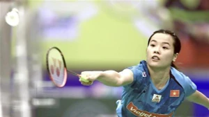 La badmintonista número uno de Vietnam, Nguyen Thuy Linh (Foto: VNA)