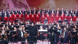El concierto de amistad entre Vietnam y Kazajistán (Foto: VNA)