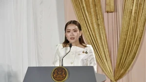 La primera ministra de Tailandia, Paetongtarn Shinawatra. (Foto: VNA)