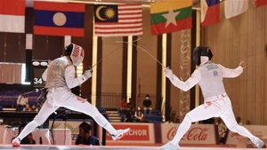 Vietnam gana medalla de oro en esgrima. (Foto: VNA)