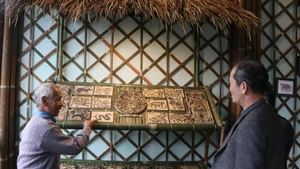 Presentan pinturas de la aldea de Sinh. (Fuente: VNA)
