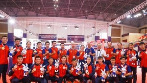 El equipo de kickboxing conquistó la última medalla de oro en los SEA Games 32 (Fuente:VNA)