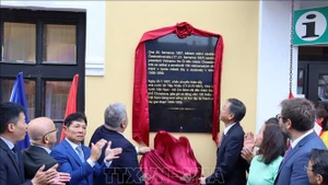En la ceremonia (Fuente: VNA) 